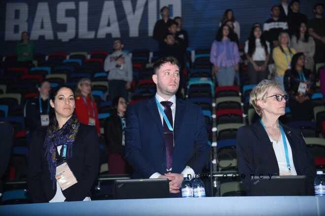 Baku hosts opening ceremony of FIG Artistic Gymnastics Apparatus World Cup Azerbaijan Baku 7 March 2024

